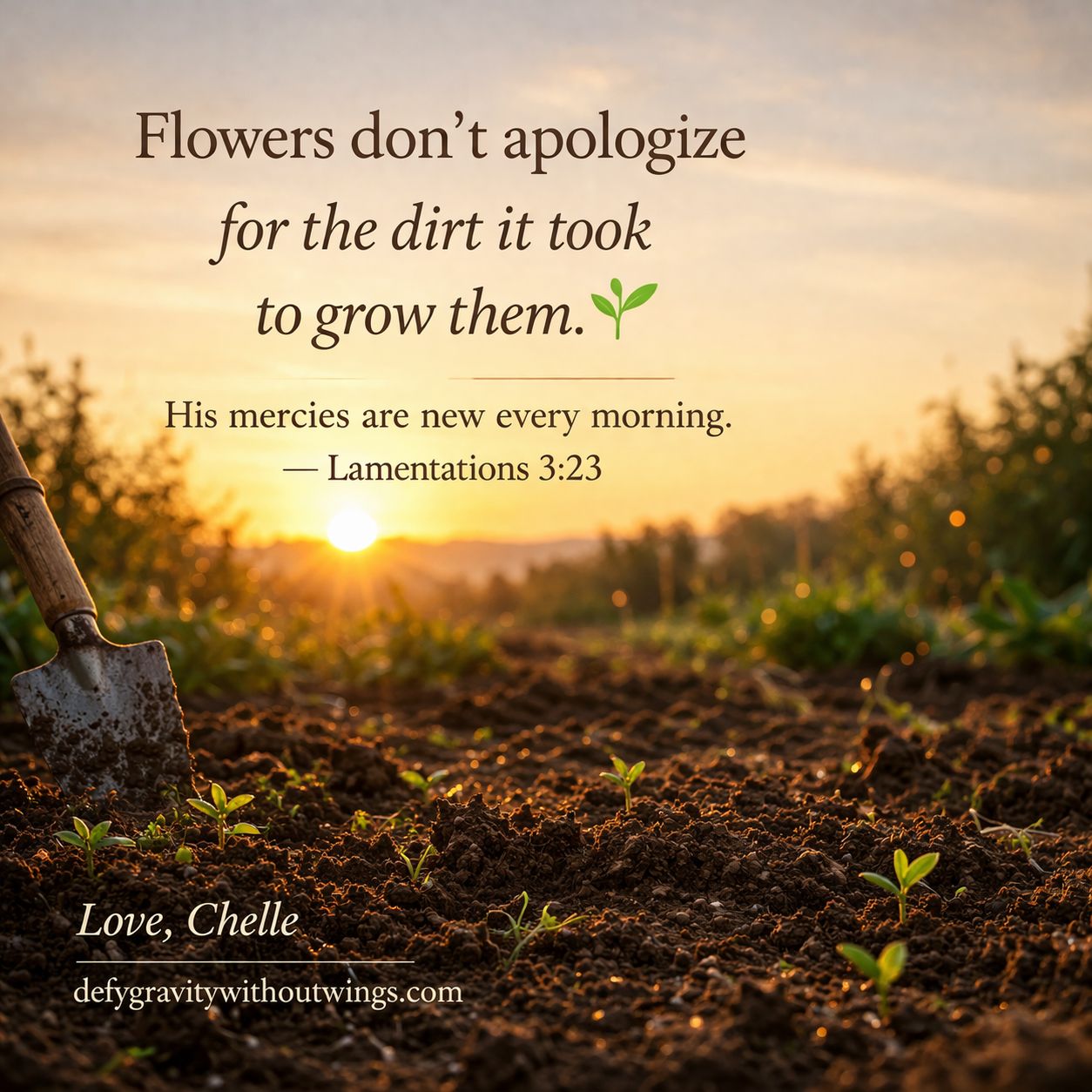Flowers Don’t Apologize